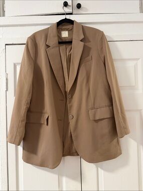 Classic oversized Tan Blazer